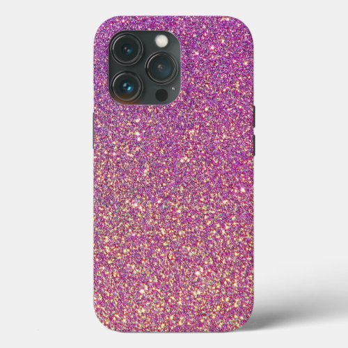 Pink Glitter  iPhone 13 Pro Case