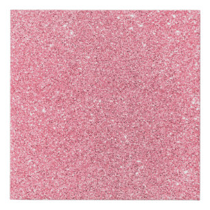 Pink glitter, Christmas abstract texture. Faux Canvas Print