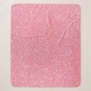 Pink glitter, Christmas abstract texture. Sherpa Blanket