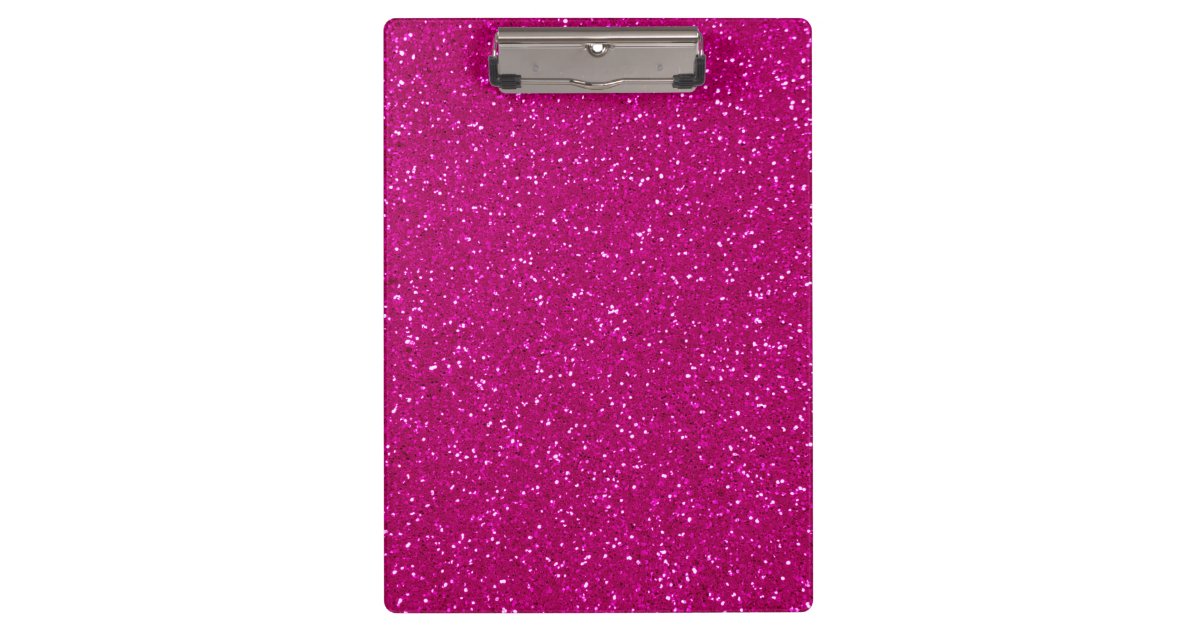 Pink Glitter Clipboard