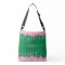 Pink Glitter Drip Sparkle Monogram Watermelon