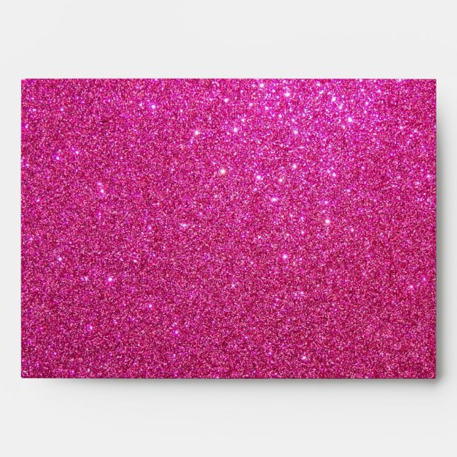 Pink glitter envelope (Front)