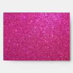 Pink glitter envelope