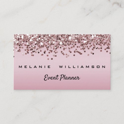 Pink Glitter Event Planner