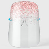 Pink Glitter Face Shield (Front)