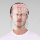 Pink Glitter Face Shield (Insitu)
