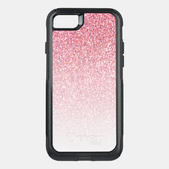Pink Glitter Glam Photo Otterbox IPhone Case (Back)