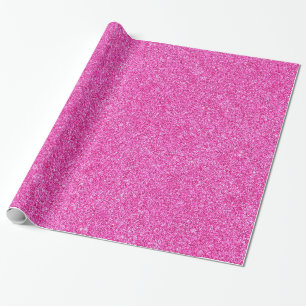 Pink Glitter Glamorous Template Elegant Modern Wrapping Paper