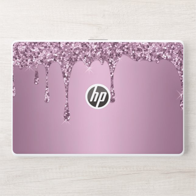 Pink Glitter HP Laptop skin 15t/15z (Front)