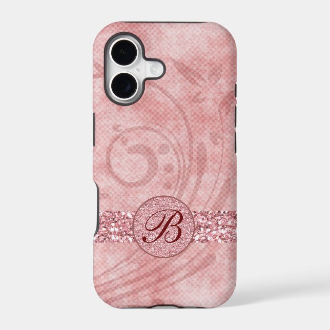 Pink Glitter iPhone 5 Cases (Back)