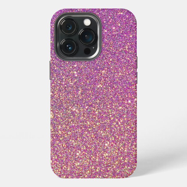 Pink Glitter  Iphone Case (Back)