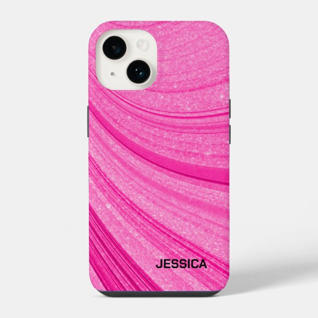 Pink Glitter Iphone Case (Back)
