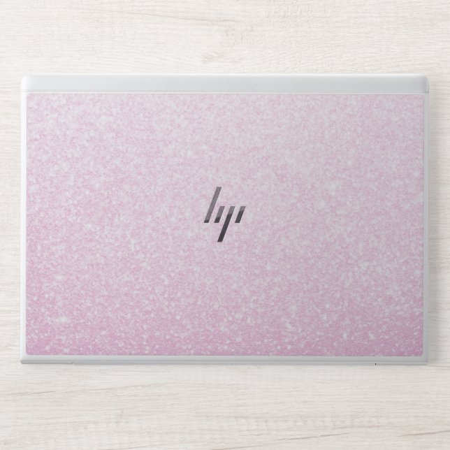 pink glitter laptop skin HP EliteBook 840 G5/G6,  (Front)