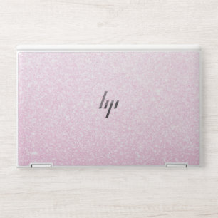 pink glitter laptop skin HP EliteBook X360 1030