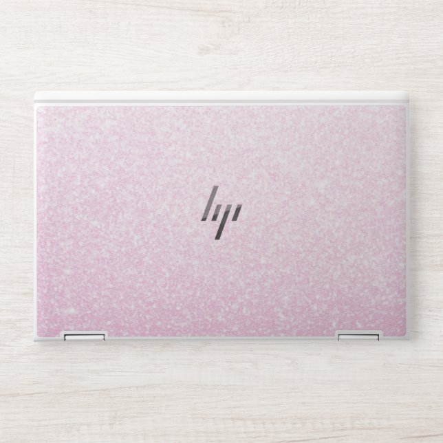  pink glitter laptop skin HP EliteBook X360 1030  (Front)