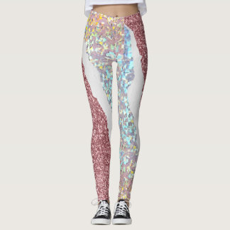 Pink Glitter Leggings