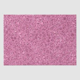 Pink Glitter Leopard Tissue Paper