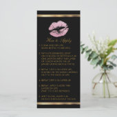 Pink Glitter Lipstick Instructions (Standing Front)