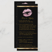 Pink Glitter Lipstick Instructions (Front/Back)