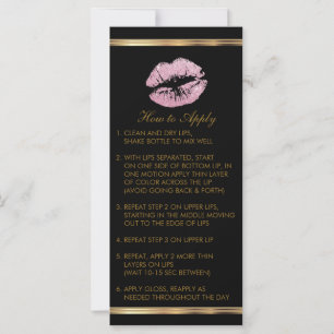 Pink Glitter Lipstick Instructions