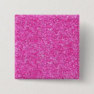 Pink Glitter Look Elegant Custom Blank Template Button