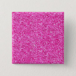 Pink Glitter Look Elegant Custom Blank Template Button