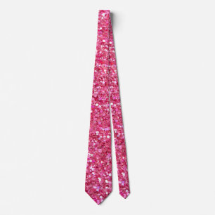 Pink Glitter Look, Neck Tie