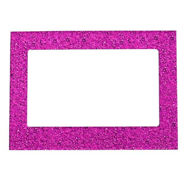 Pink Glitter  Magnetic Frame (Front)