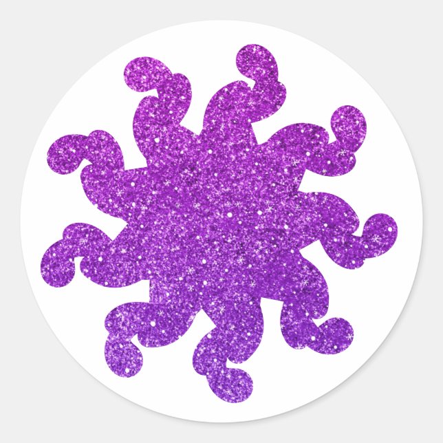 Pink Glitter Mandala Stickers (Front)