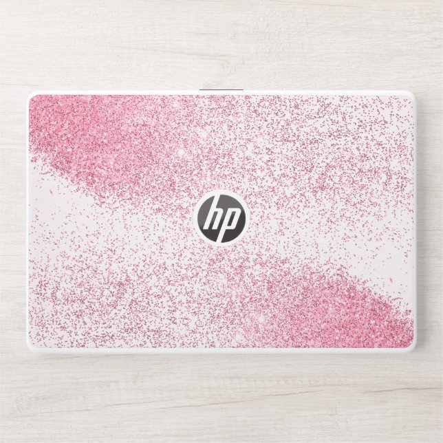 Pink Glitter Marbel HP Laptop skin 15t/15z (Front)