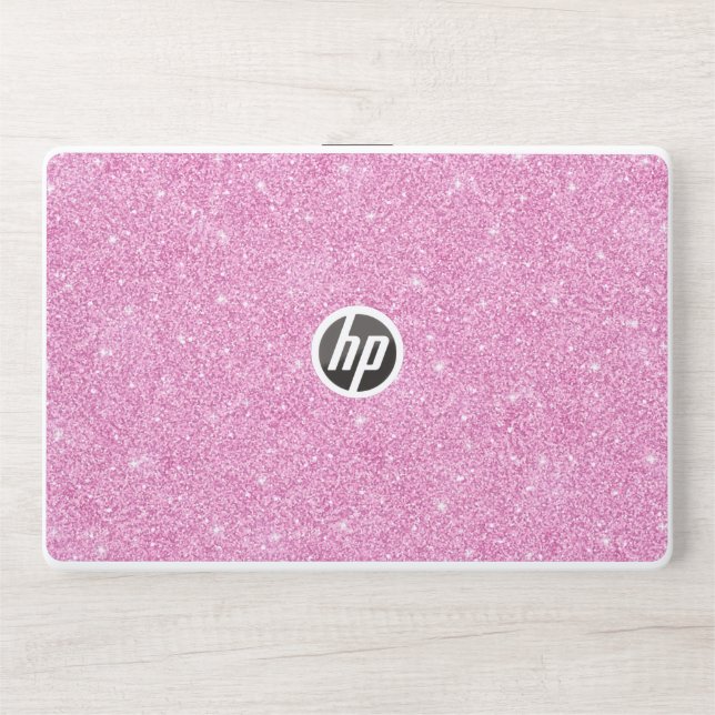 Pink Glitter Marbel HP Laptop skin 15t/15z (Front)