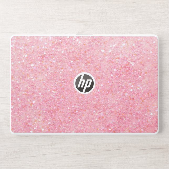 Pink Glitter Marbel HP Laptop skin 15t/15z (Front)