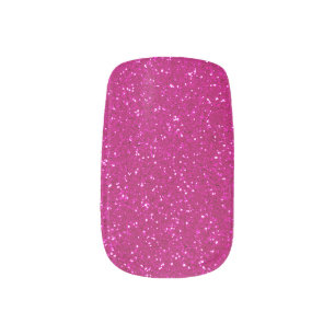 Pink Glitter Minx Nail Wraps