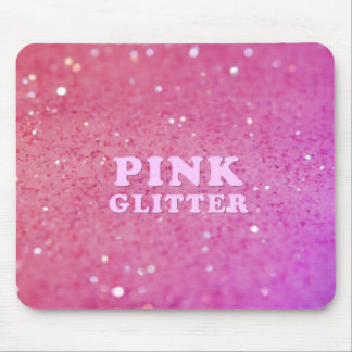 Pink Glitter Mouse Pad