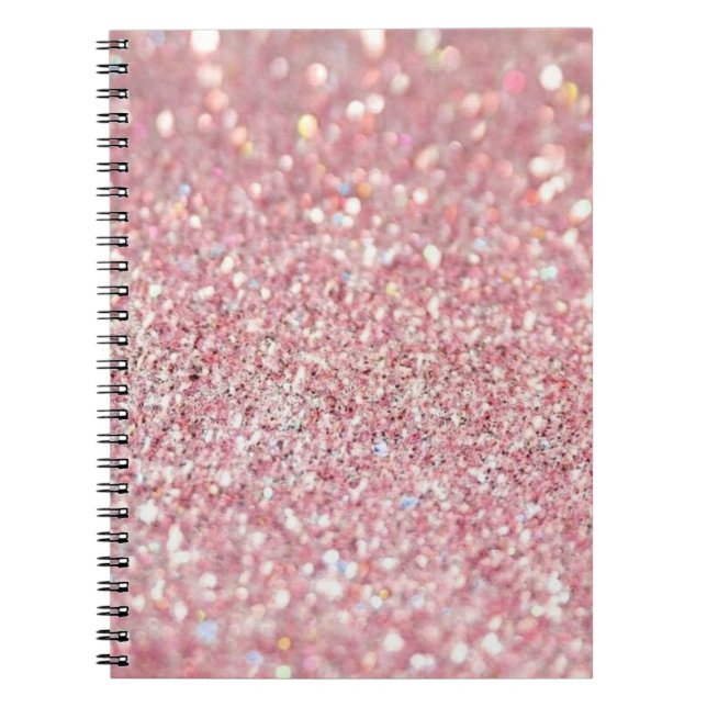 Pink Glitter Notebook (Front)