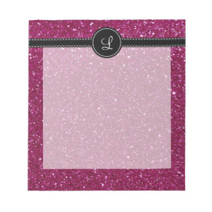 Pink Glitter Notepad