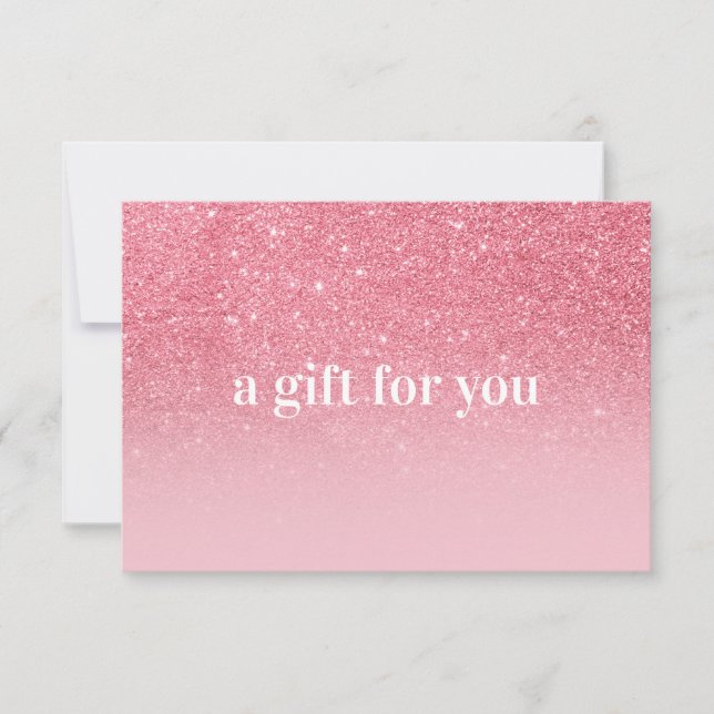 Pink Glitter Ombre Salon Makeup Boutique (Front)