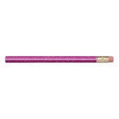 Pink Glitter Pencil (Back)