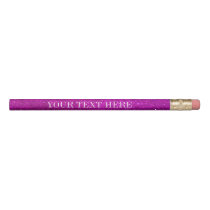 Pink glitter pencils with personalized name Pink glitter pencils with personalized name