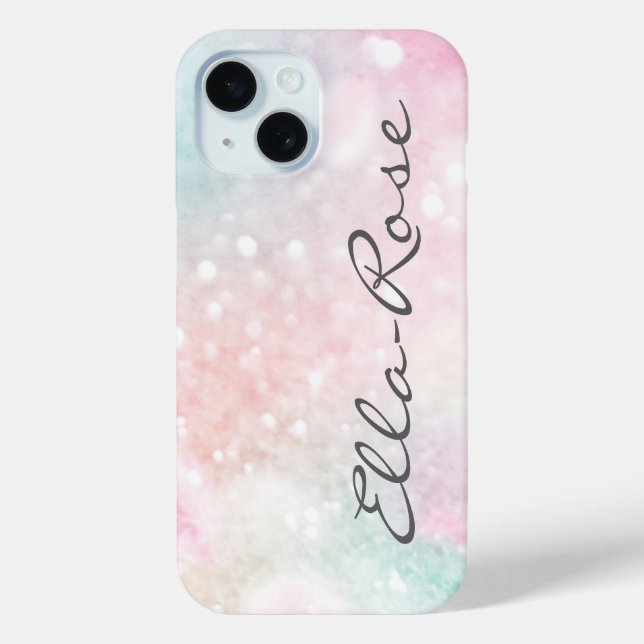 Pink Glitter Pretty Bokeh Pattern Case-Mate iPhone Case (Back)