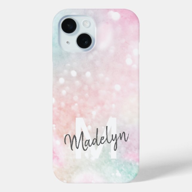 Pink Glitter Pretty Bokeh Pattern Case-Mate iPhone Case (Back)