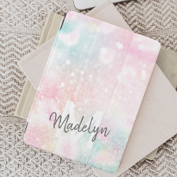 Pink Glitter Pretty Bokeh Pattern iPad Mini Cover