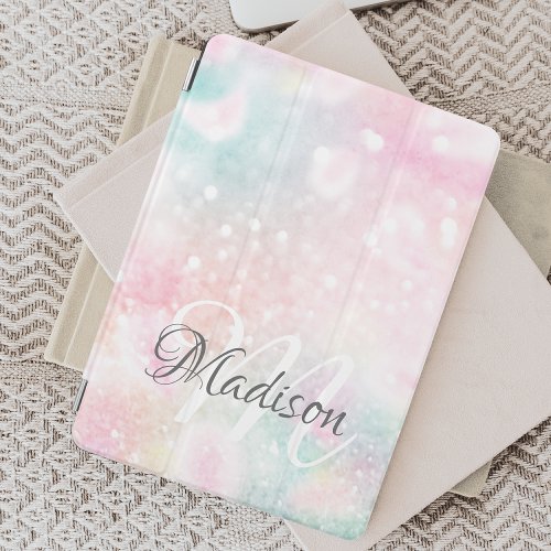 Pink Glitter Pretty Bokeh Pattern iPad Pro Cover