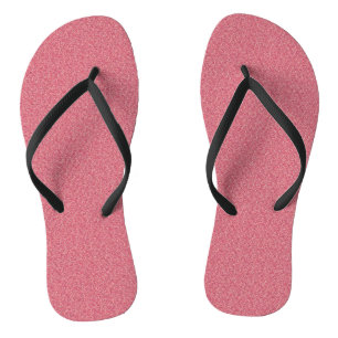 Pink Glitter Print Metallic Wedding bride groom Flip Flops