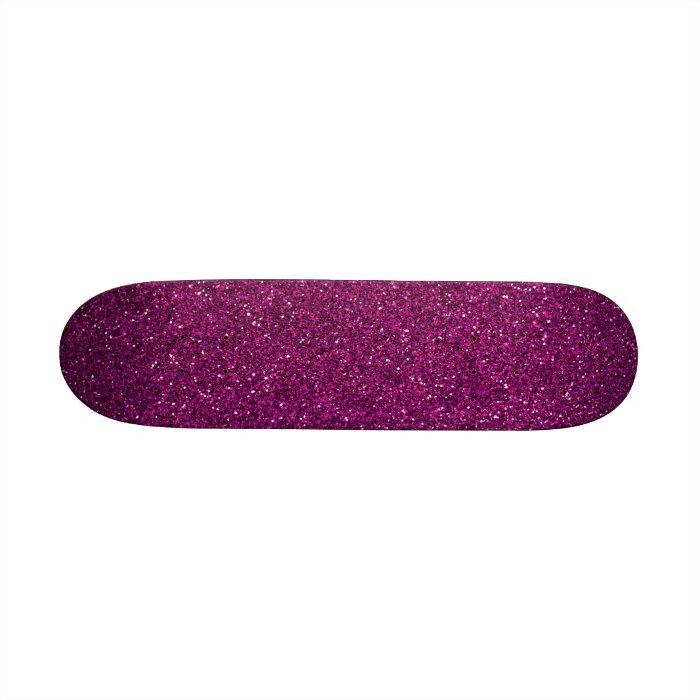 Pink Glitter Skateboard