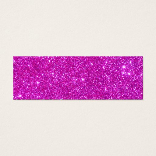 Customizable Pink Glitter Sparkle Customizable Design Business Card Template
