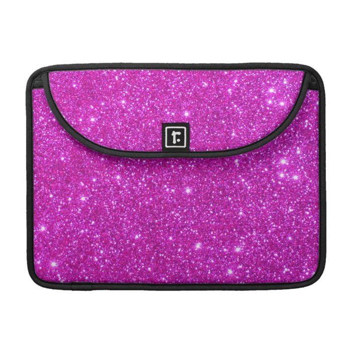 Pink Glitter Sparkle Customizable Design Sleeve For MacBook Pro