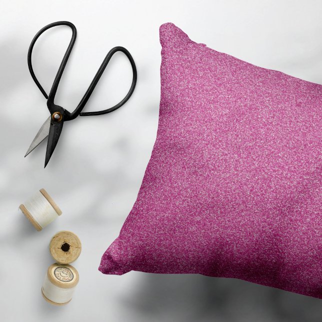 Pink Glitter, Sparkle, Glitter Background Accent Pillow (Creator Uploaded)