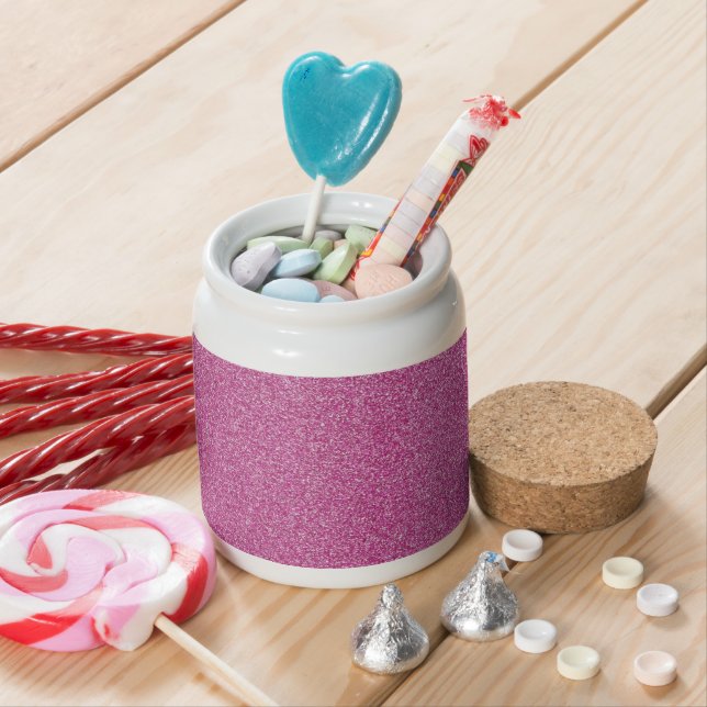 Pink Glitter, Sparkle, Glitter Background Candy Jar (In Situ)
