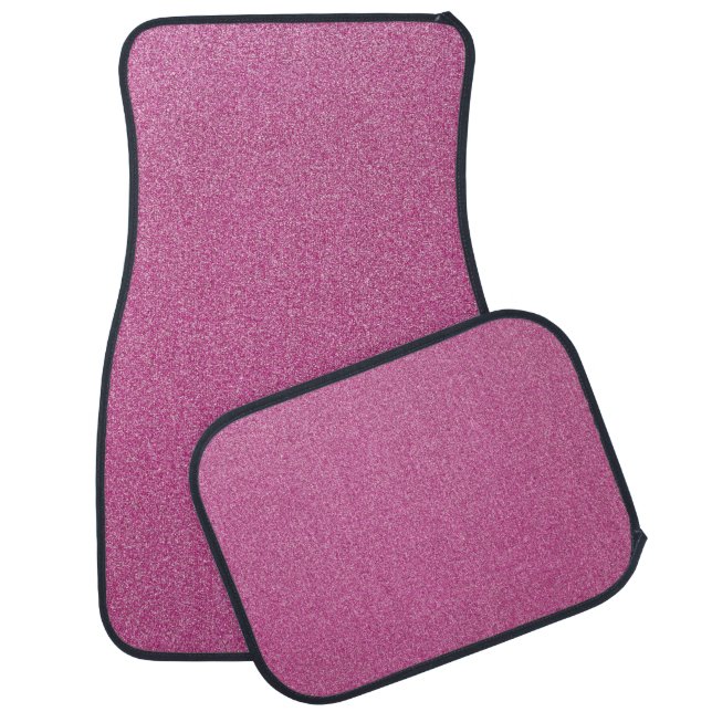 Pink Glitter, Sparkle, Glitter Background Car Floor Mat (Set)